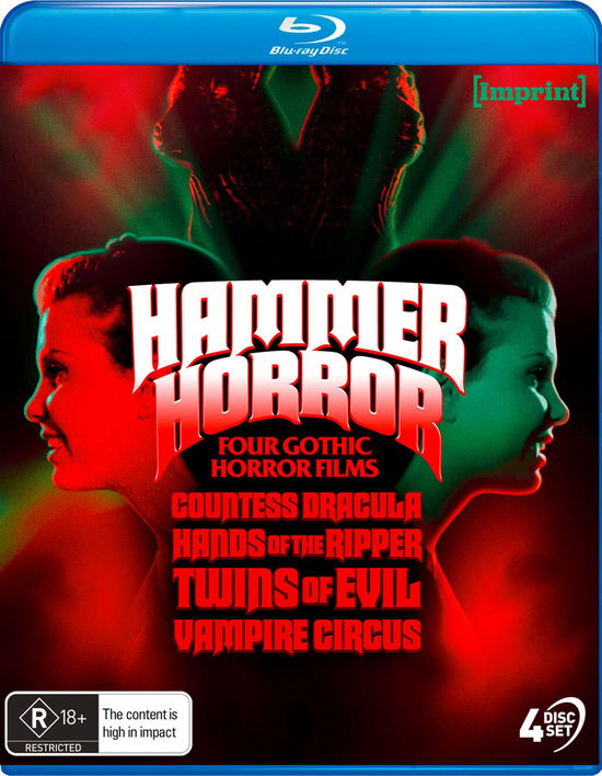 Cover for Blu-ray · Hammer Horror: Four Gothic Horror Films (1971-1972) - Imprint Standard Edition (Blu-ray) (2024)