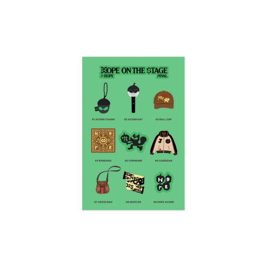 Cover for J-HOPE (BTS) · HOPE ON THE STAGE FINAL - Sticker Set (Sticker) (2025)