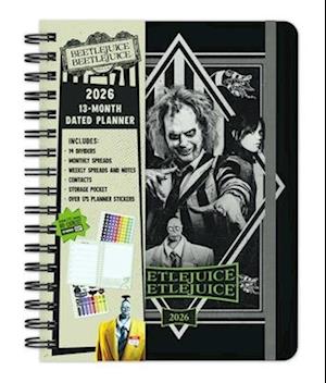 Cover for Insight Editions · 2026 Beetlejuice Beetlejuice 13-Month Weekly Planner (Hardcover Book) (2025)