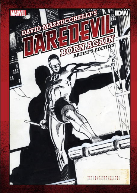 Cover for Frank Miller · David Mazzucchelli’s Daredevil Born Again Artist’s Edition (Hardcover Book) (2025)