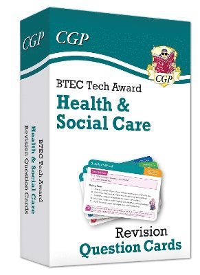 Cover for CGP Books · New BTEC Tech Award in Health &amp; Social Care: Revision Question Cards (Innbunden bok) (2025)