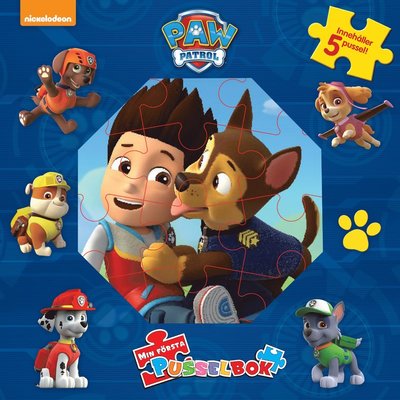 Cover for Min första pusselbok: Paw Patrol - Min första pusselbok (Board book) (2024)