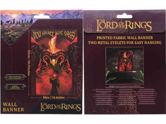 Cover for The Lord Of The Rings · Balrog - Wall Banner 125 X (Toys)