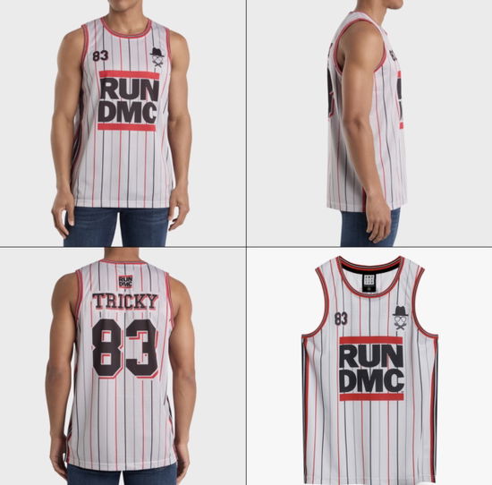 Cover for Run Dmc · Run Dmc Tricky White Basketball Jersey X- Small (T-shirt) (2025)