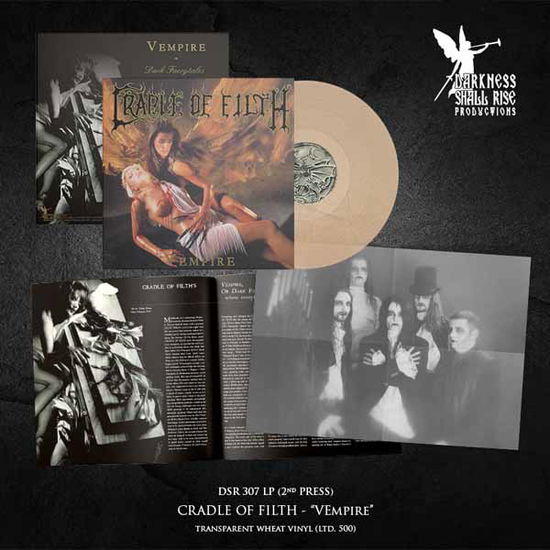 Cover for Cradle of Filth · Vempire, or Dark Faerytales in Phallustein (Transparent Wheat Vinyl) (LP) (2025)