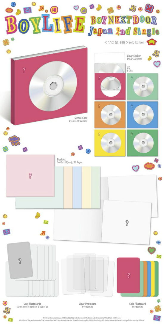 Cover for Boynextdoor · Boylife &lt;limited&gt; (CD) [Japan Import edition] [Woonhak Version] (2025)