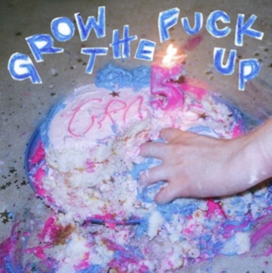 Cover for Vial · Grow The Fuck Up (Twister - Cobalt Blue / White / Baby Blue Spokes Vinyl) (LP) (2025)