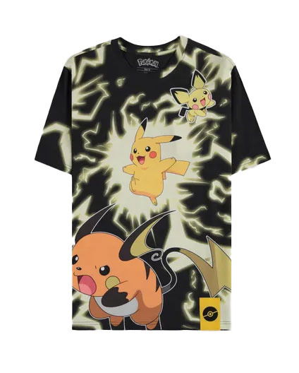 Pokémon T-Shirt Mirage AOP Pikachu Lightning Größe (Toys) (2024)