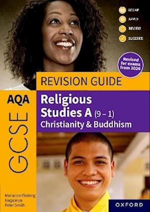 Cover for Peter Smith · AQA GCSE Religious Studies A (9-1): Christianity &amp; Buddhism Revision Guide: Revised Edition (Paperback Bog) [2 Revised edition] (2025)