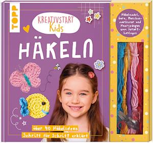 Kreativstart Kids Häkeln. Anleitungsbuch und Material - Frechverlag - Kirjat - Frech - 9783735891686 - keskiviikko 11. syyskuuta 2024