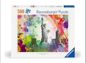Cover for Ravensburger · Legpuzzel New York Postcard 500st. (Toys) (2024)