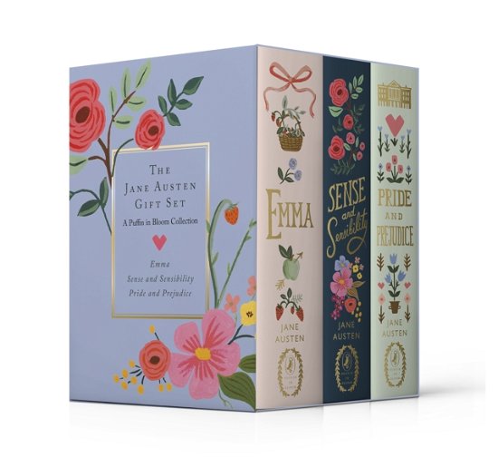 Cover for Jane Austen · The Jane Austen Gift Set: A Puffin in Bloom Collection - Puffin in Bloom (Inbunden Bok) (2024)