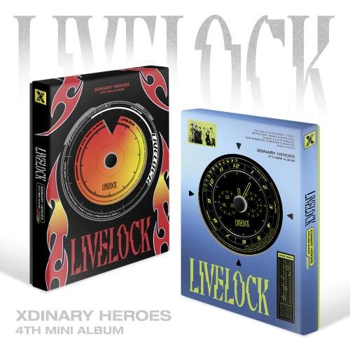 Cover for Xdinary Heroes · Livelock - 4th Mini Album (CD + Merch) [Random Photobook edition] (2023)