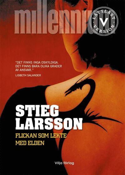Cover for Stieg Larsson · Flickan som lekte med elden (lättläst) (Hardcover Book) [Ned edition] (2021)