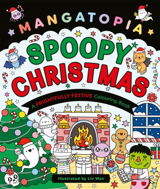 Cover for Daniela Massironi · Mangatopia Spoopy Christmas: A Cute and Cuddly Colouring Book of Anime and Manga (Paperback Book) (2025)