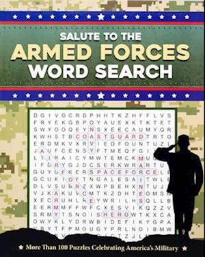 Cover for Editors Of Thunder Bay Press · Salute To The Armed Forces Word Search (Bog) (2025)