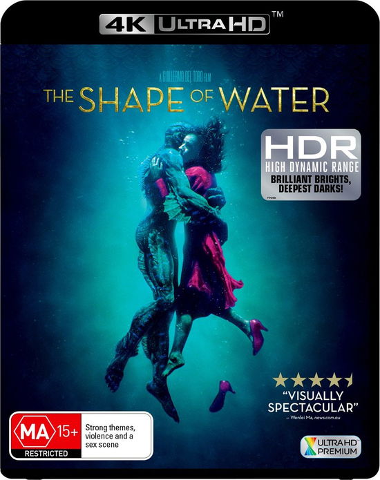 Hawkins, Sally, Shannon, Michael, Jenkins, Richard, Spencer, Octavia, Stuhlbarg, · The Shape of Water (4k Uhd) (4K Ultra HD) (2018)