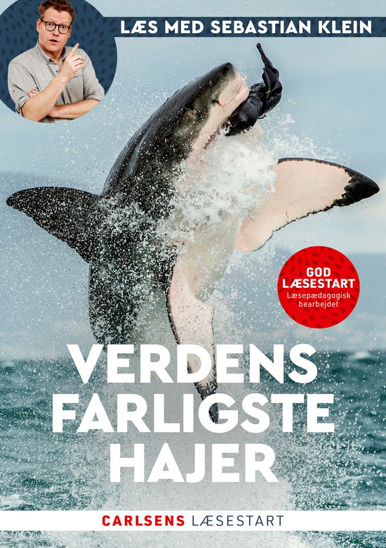 Cover for Sebastian Klein · Læs med Sebastian Klein: Læs med Sebastian Klein - Verdens farligste hajer (Bound Book) [2nd edition] (2025)