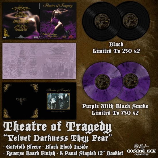 Cover for Theatre Of Tragedy · Velvet Darkness They Fear (LP) (2024)