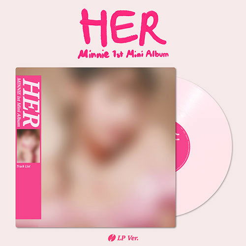 Cover for MINNIE - (G)I-DLE · Her (LP) [Pink Coloured edition] (2025)