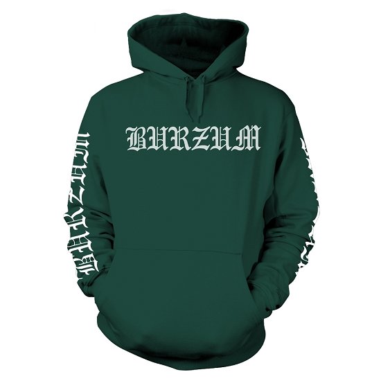Cover for Burzum · Filosofem Logo 2018 (Green) (Hoodie) [size M] (2023)