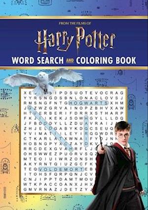 Cover for Editors of Thunder Bay Press · Harry Potter Word Search and Coloring Book - Coloring Book &amp; Word Search (Paperback Book) (2025)