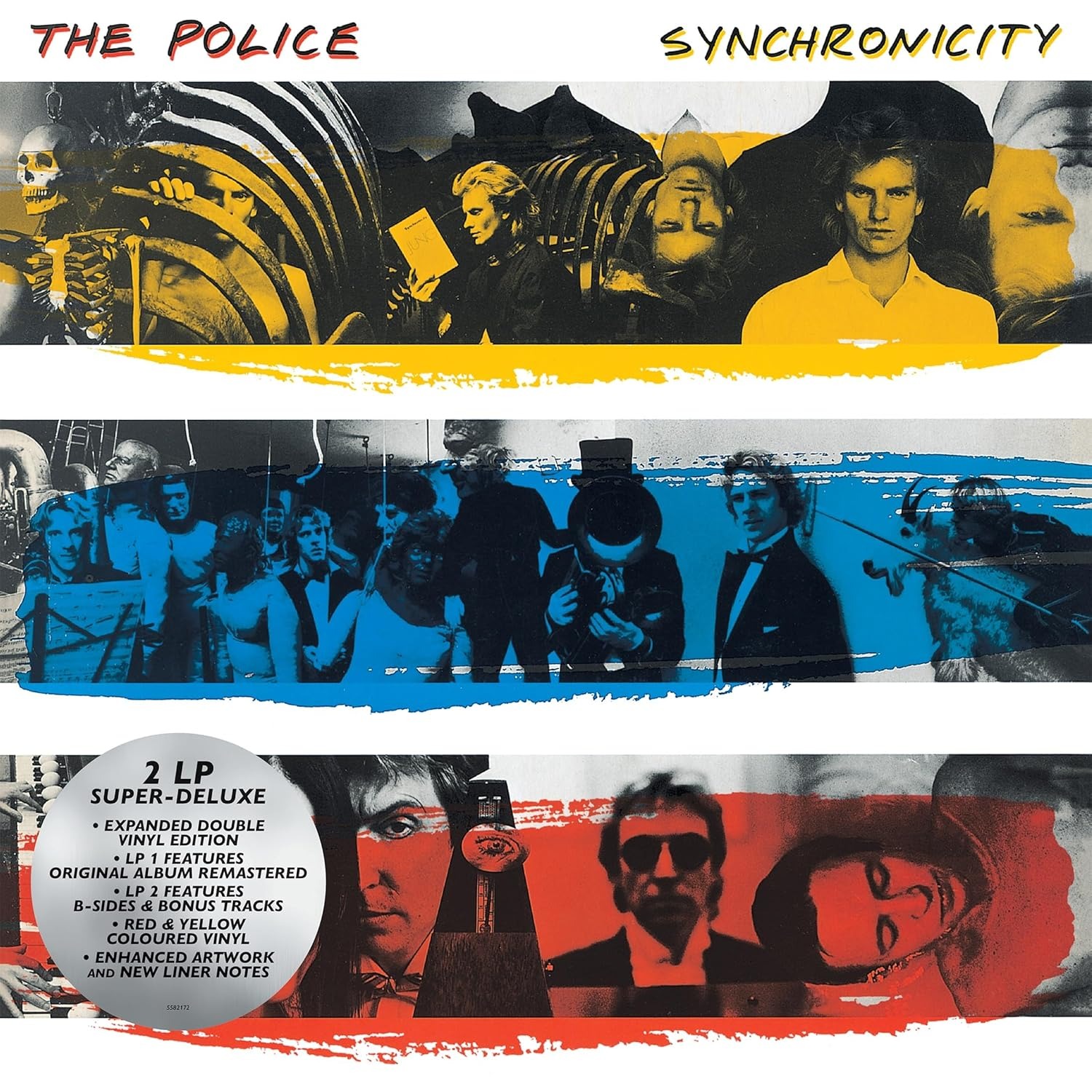 Cover for The Police · Synchronicity (Dlx 2lp Red + Yellow Vinyl) (LP) [Limited edition] (2024)