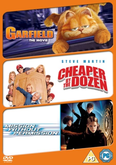 Cover for (UK-Version evtl. keine dt. Sprache) · Garfield: The Movie / Cheaper By The Dozen / Mission Without... (DVD) (2009)