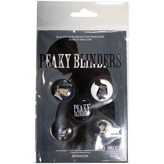 Cover for Peaky Blinders · Peaky Blinders Button Badge Pack: By Order Of (MERCH)