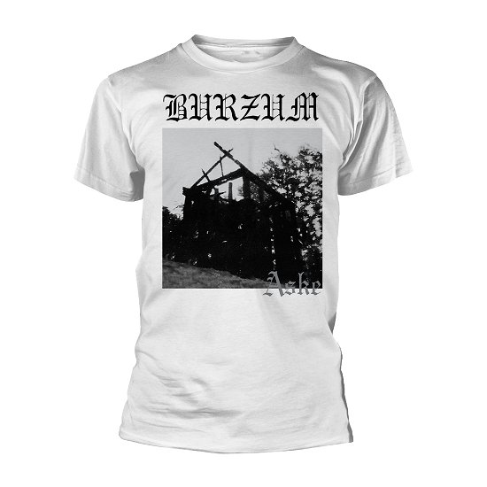 Cover for Burzum · Aske (White) (T-shirt) [size M] (2019)
