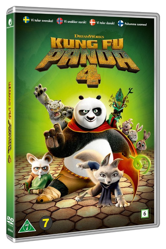 Cover for Kung Fu Panda 4 (DVD) (2024)