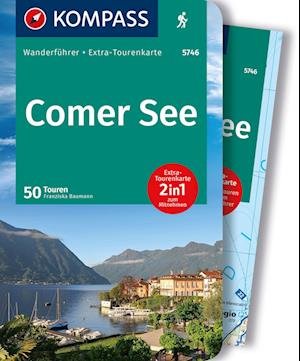 Cover for Franziska Baumann · KOMPASS Wanderführer Comer See, 50 Touren mit Extra-Tourenkarte (Bok) (2023)