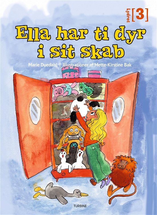 Cover for Marie Duedahl · Lydret 3: Ella har ti dyr i sit skab (Gebundenes Buch) [1. Ausgabe] (2024)
