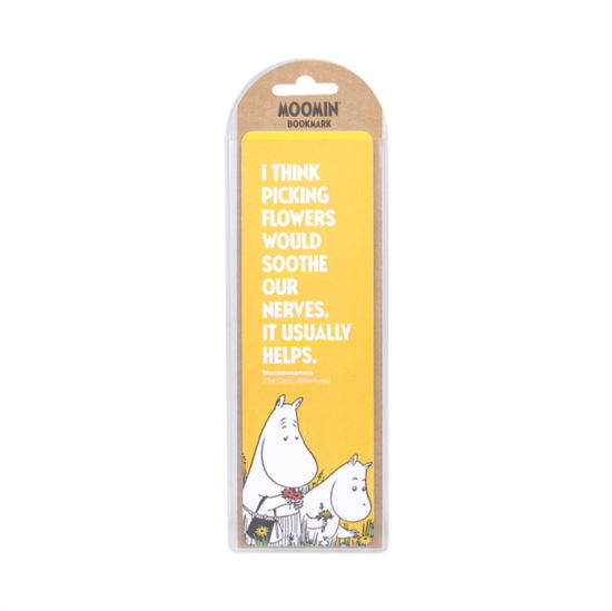 Cover for Half Moon Bay · Bookmark Paper - Moomin Gardening (Yellow Picking Flowers) (MERCH) (2025)