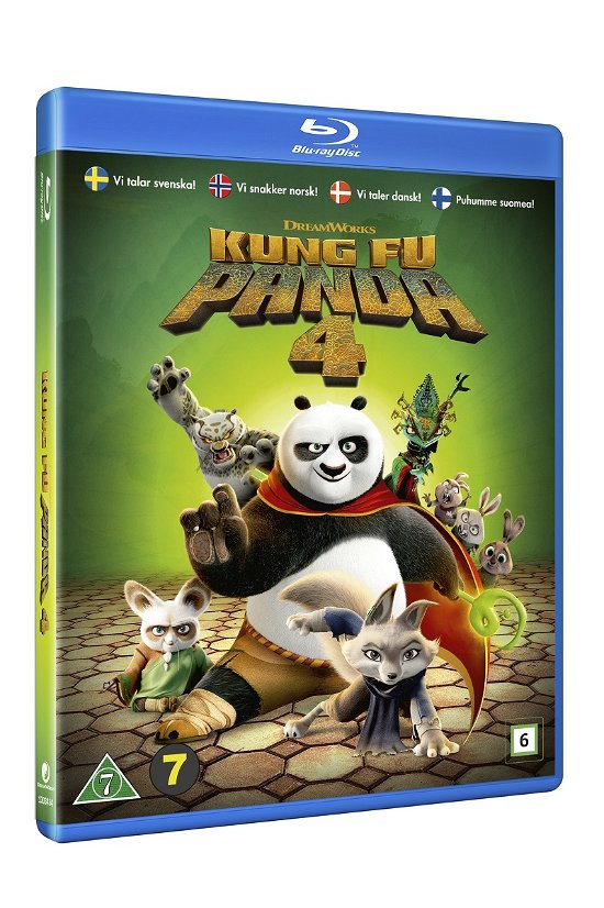 Cover for Kung Fu Panda 4 (Blu-ray) (2024)