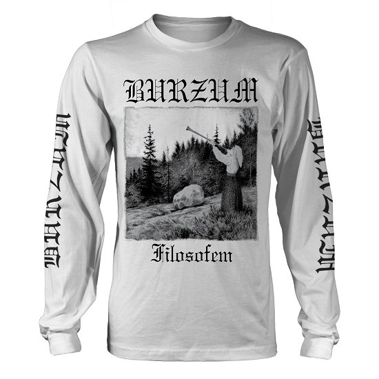 Cover for Burzum · Filosofem 2018 (White) (Shirt) [size S] (2019)
