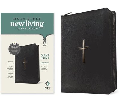 Cover for Tyndale · Nlt Compact Giant Print Zipper Bible (Buch) (2025)
