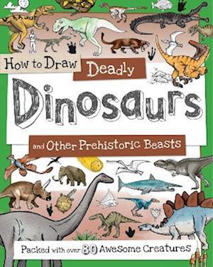 Cover for Paul Calver · How to Draw Deadly Dinosaurs (Paperback Book) (2025)
