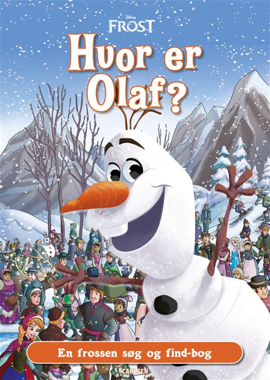 Cover for Disney · Hvor er Olaf? En søg og find-bog (Bound Book) [1st edition] (2024)