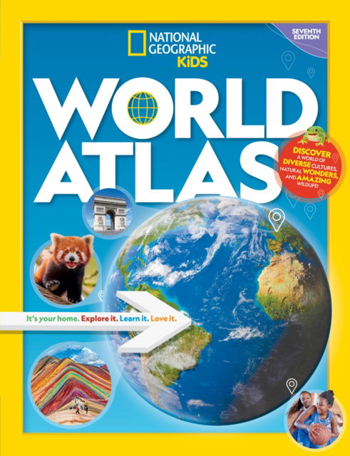 Cover for National Geographic Kids · National Geographic Kids World Atlas, 7th Edition (Paperback Book) (2025)