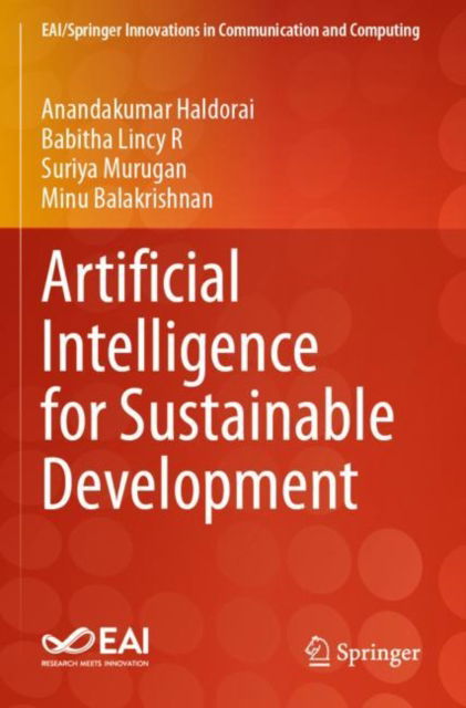 Cover for Anandakumar Haldorai · Artificial Intelligence for Sustainable Development - EAI / Springer Innovations in Communication and Computing (Paperback Bog) (2025)