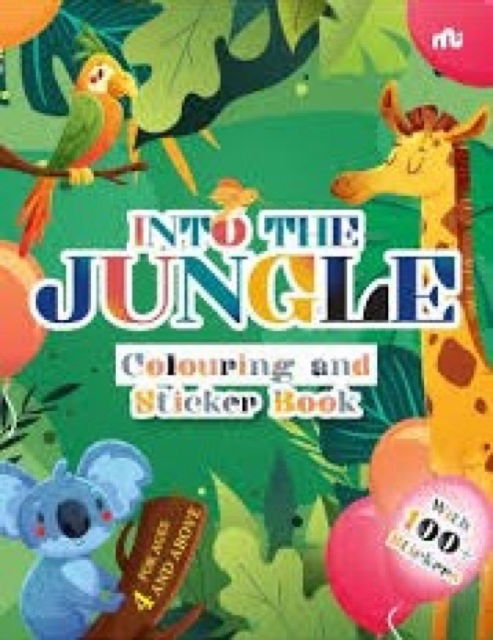 Cover for Moonstone · Into the Jungle: Colouring and Sticker Book (Paperback Book) (2025)