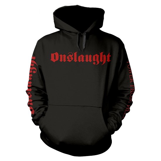 Cover for Onslaught · Power from Hell (Hoodie) [size L] (2024)
