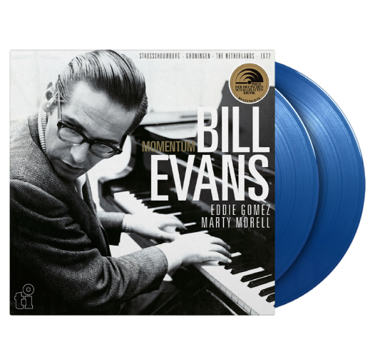 Cover for Bill Evans · Momentum (LP) [Blue Vinyl edition] (2025)