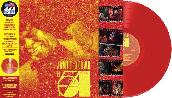 James Brown · At Club 54 (Red Vinyl) (LP) (2024)