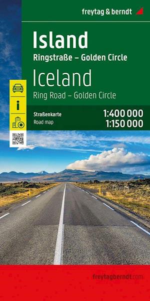 Cover for Freytag &amp; Berndt · Freytag &amp; Berndt Road Map: Island - Iceland Ring Road - Golden Circle Road Map (Hardcover Book) (2025)