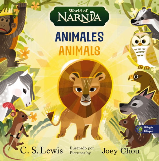 Cover for C. S. Lewis · The Chronicles of Narnia: Animals / Las cronicas de Narnia: Animales, Bilingual Board Book - Las Cronicas de Narnia (Board book) (2025)