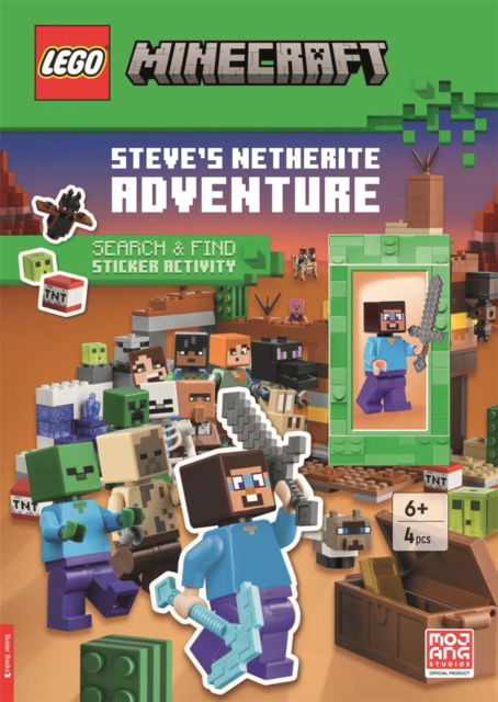 LEGO®  Minecraft®: Steve’s Netherite Adventure Search & Find Sticker Activity (with Steve minifigure and sword) - LEGO® Search and Find - Lego® - Books - Michael O'Mara Books Ltd - 9781837250769 - March 27, 2025