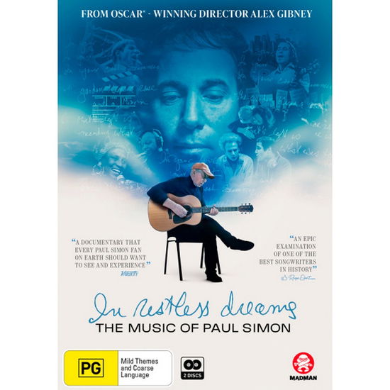 Cover for Simon, Paul, Brickell, Edie, Fisher, Carrie, Garfunkel, Art, Gibney, Alex · In Restless Dreams: the Music of Paul Simon (DVD) (2024)