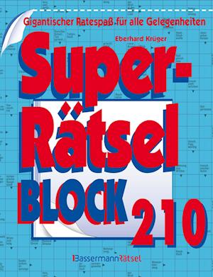 Cover for Eberhard Krüger · Superrätselblock 210 (5 Exemplare à 4,99 €) (Book) (2025)